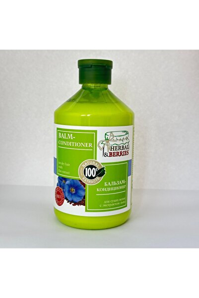 Herbal & Berries Balm Conditioner for dry hair with flax extract