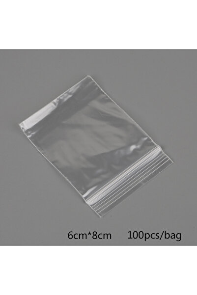 Choice 100pcs 6cm x8cm 100pcs/bag 5*7/6*8/7*10/8*12/10*15/12*17cm Zipped Lock...