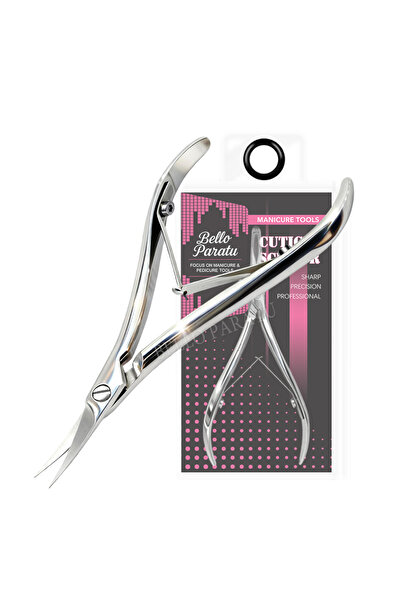 Choice Silver 1Pcs Extra Fine Curved Cuticle Scissors Nail Cilpper Multi Purp...