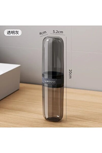 Choice Transparent Black Toothbrush Travel Containers Transparent Portable To...