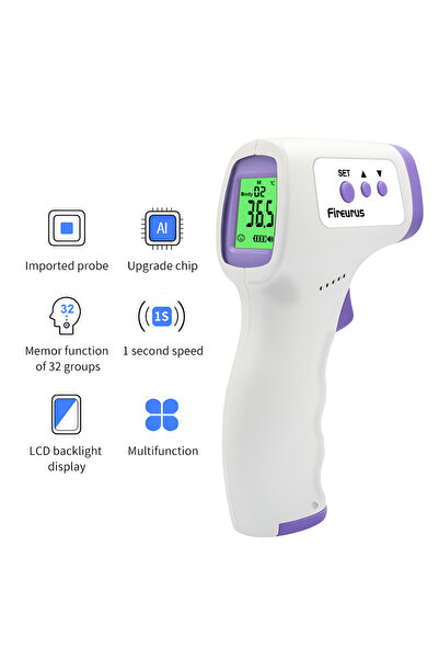 Choice White Medical Digital Infrared Thermometer Quick Temperature Measureme...