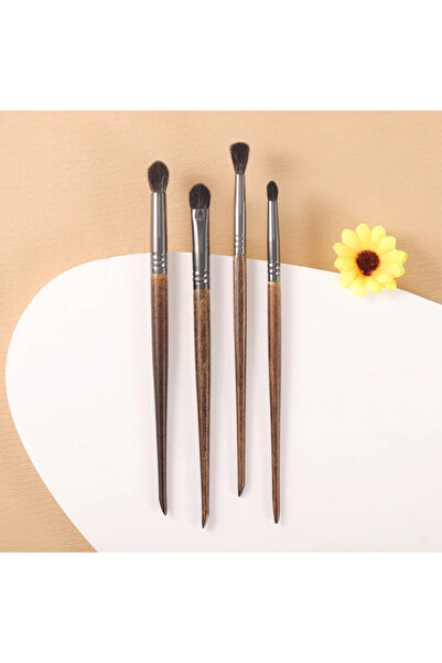 Choice XQ111219N64b OVW Goat Hair Makeup Eyeshadow Brushes Set 4Pcs XQ111219N64b