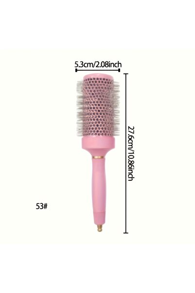 Choice Pink round comb 53 1Pc/pink round comb, women's professional styling r...