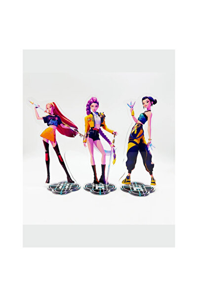 Choice KPop 3PCS Kpop Demon Hunters Huntrix Saja niños modelos de soporte acr...