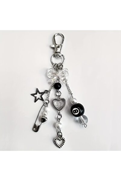 Choice YC2045-1 سلسلة مفاتيح أنيقة مصنوعة يدويًا من الخرز للرجال والنساء، بتص...