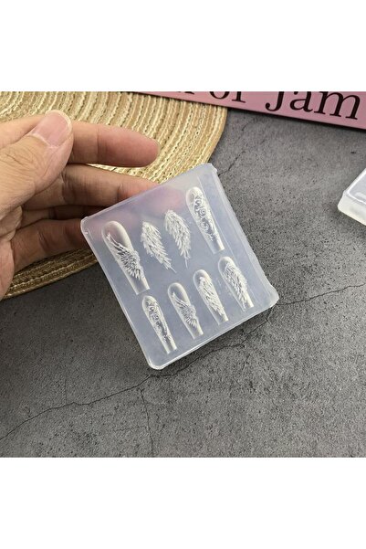 Choice A1 1 Piece Kawaii Butterfly Wing Silicone Nails Mold Reusable Template...