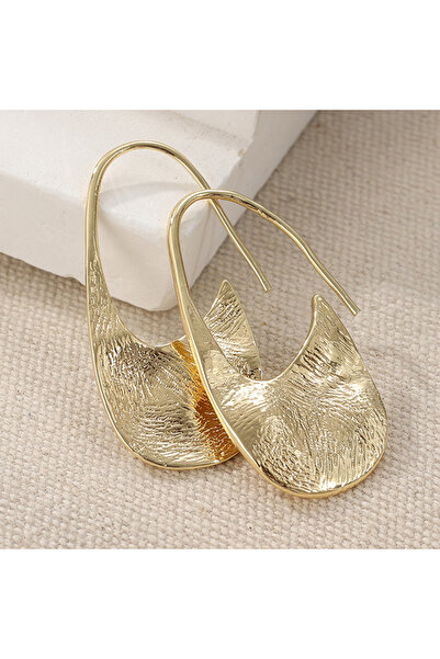 Choice T745 Fashionable Golden Color Hoop Earrings, Free Spirited. Thin and L...