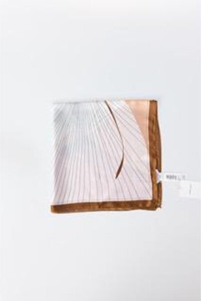 Jimmy Key Brown Woven Scarf