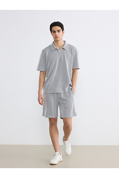 LC Waikiki Ozmarka New Season Standard Fit Striped Men's Shorts