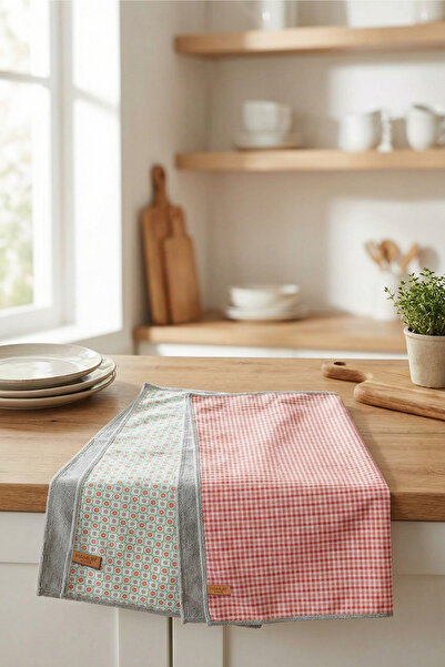HAMUR Microfiber Kitchen Towel Set of 2 Dish Glass Drying Cloths 40X60 cm 504