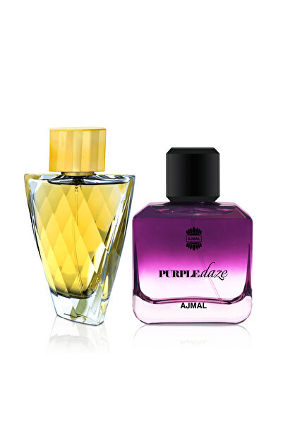 Ajmal مجموعة عطور نسائية حصرية مذهلة: عطر فاستي هير أو دو بارفان 95 مل وبيربل...