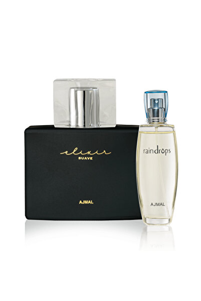 Ajmal Elixir Gift Set Suave EDP 100ml & Raindrops – Premium Luxury Fragrance Duo