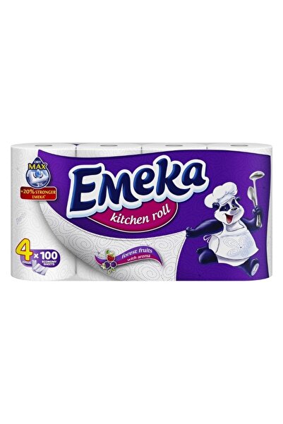 EMEKA Set 2 x 4 Role Prosoape de Hartie Forest Fruits, 3 Straturi