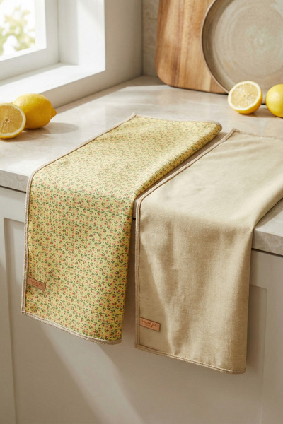 HAMUR Микрофибърна кухненска кърпа, комплект от 2 броя кърпи за съдове, 40x60...