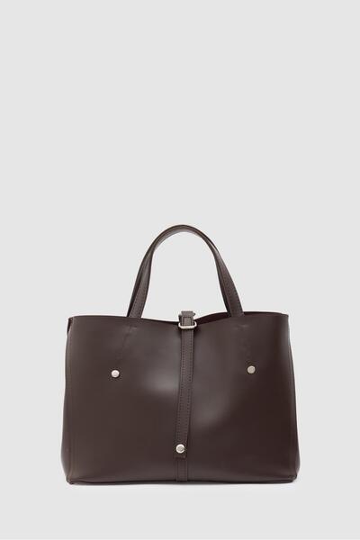 Shule Bags Fedi yavrulu hand and shoulder bag coffee