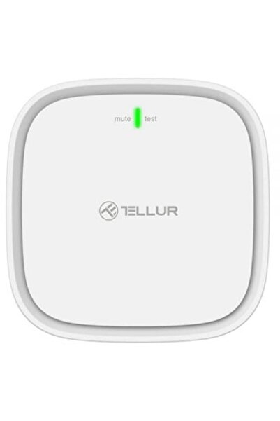 TELLUR Senzor de gaz inteligent WiFi, DC12V 1A, alb