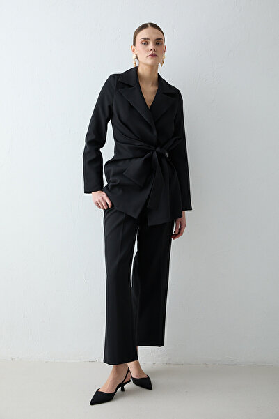 Melike Tatar Tied Jacket Suit 32-2656