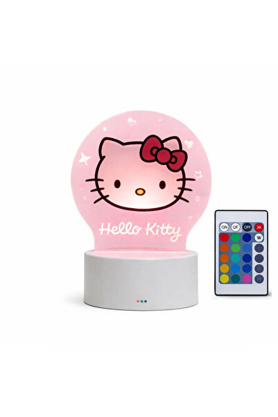 ILUMISHOP LED Night Light, Hello Kitty 2, 16 Colors, with remote control, USB...