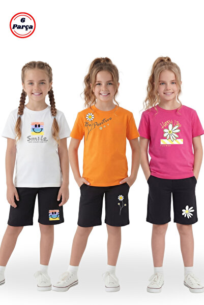 panios kids Σετ 3 τεμαχίων με στρογγυλή λαιμόκοψη και λεπτομέρεια εκτύπωσης, ...