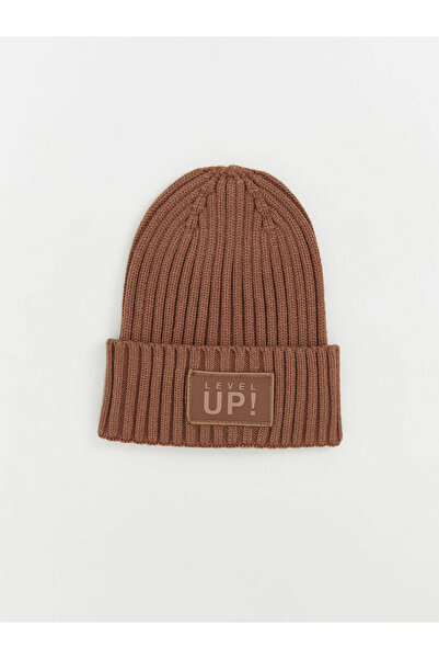 LC Waikiki Peak New Season Label Embroidered Boys' Knitwear Beanie
