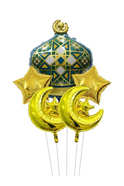 Choice Other moon lantern set 5pcs Ramadan Eid al-Fitr Fancy Lantern Balloons...