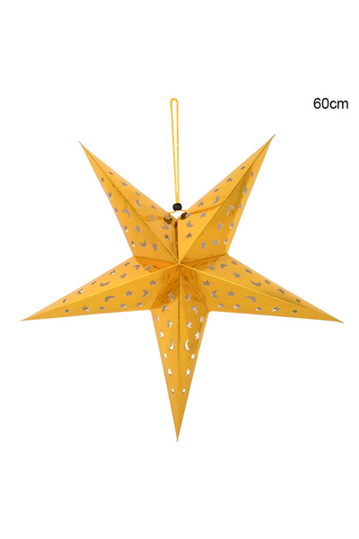Choice B05-1PCS Not light 30/45/60cm Hollow Out Paper Star Craft Hanging Pend...