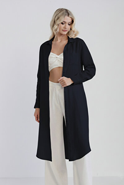 Concept Nature EVA LINEN SHIRT NAVY