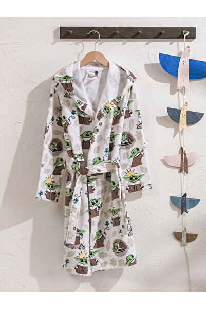 LC Waikiki Lcw Home Mixed Velvet Printed Children's Bathrobe with Nevavm Diff...