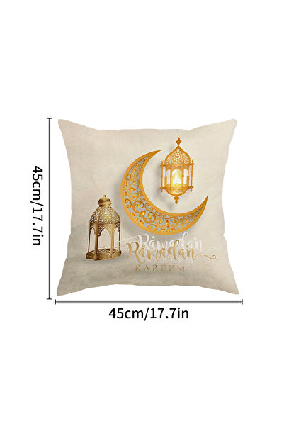 Choice Z0047-02 غطاء وسادة أريكة منزلي رمضان كريم غطاء وسادة إسلامي للحفلات ه...