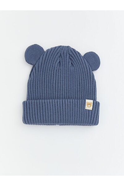LC Waikiki Rmz Gi̇yi̇m Farkiyla Baby Boy Beanie with Ear Detail