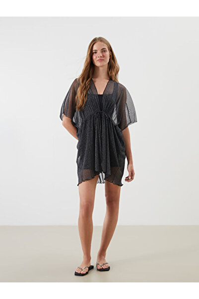 LC Waikiki Shawl Roba Collar Shiny Look Women's Kimono for Style Enthusiasts ...