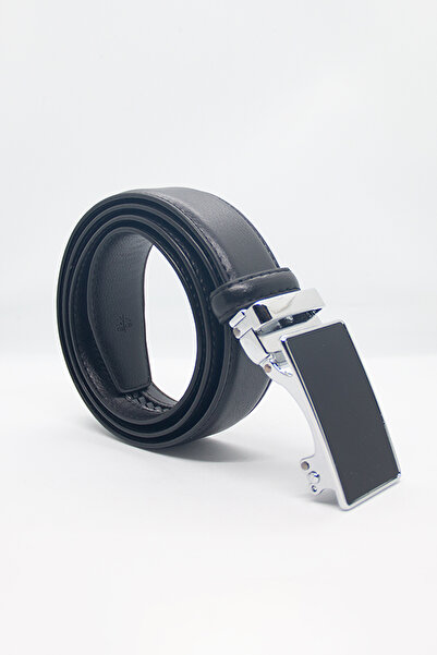 Paşala Leather Ανδρική κλασική ζώνη από συνθετικό δέρμα με αυτόματο σύστημα κ...