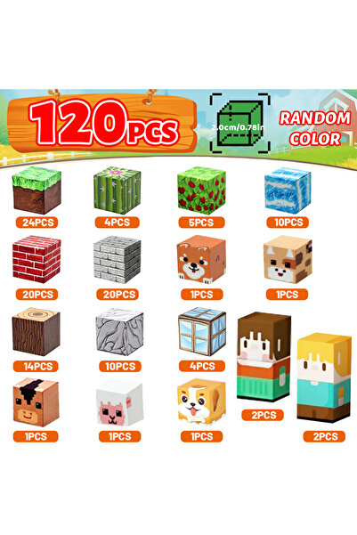 Choice 120PCS Magnetic Building Blocks Game-Animal Forest with Magnet Constru...