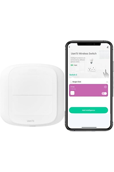 UanTii Tuya wifi Smart Scene Switch 2 Gang Touch Scene Switch