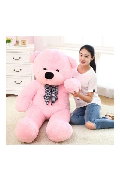 Generic Soft Stuffed Teddy Bear with Neck Bow 90cm