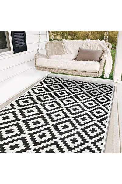 Arabest سجادات قابلة للعكس، سجادة من القش البلاستيكي، سجادة عصرية، سجادة أرضي...