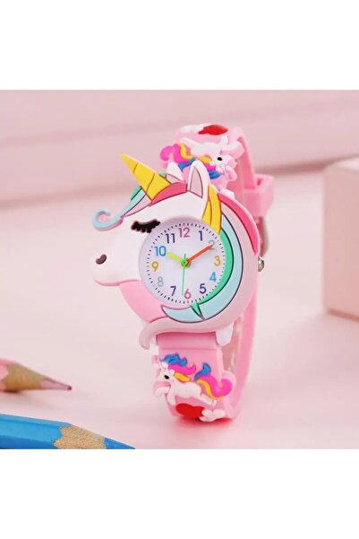 Choice Pink Boys and Girls with Children Cute Fashion Snap Watch Quartz Watch
