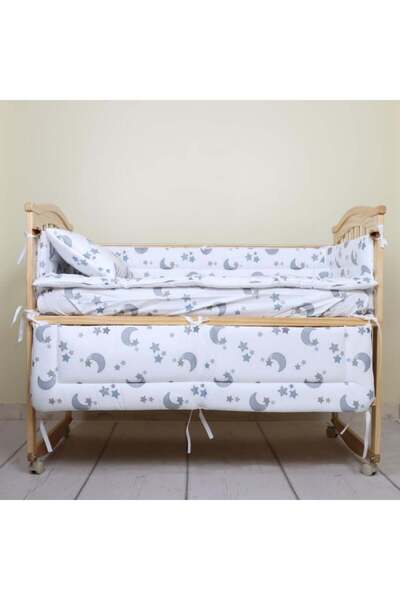 Generic Baby Shine Cotton Binder Set with Fitted Sheet, Mattress Pad and Pill...