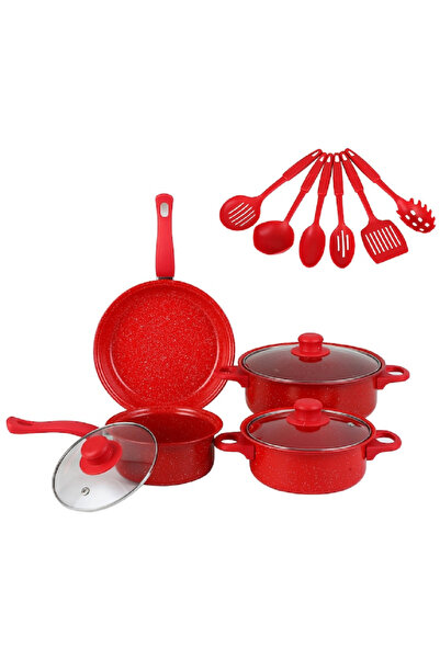 OEM MD 13 Piece Cooking Set Heat Resistant Silicone Pots with Lids and Utensils