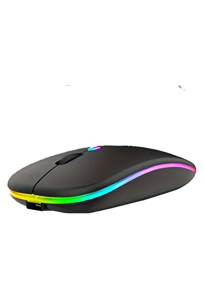 OEM Wireless Mouse Reincarcabil RGB Silentios Negru