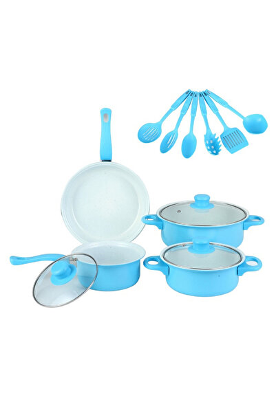 OEM MD 13 Piece Cooking Set Heat Resistant Silicone Pots with Lids and Utensils