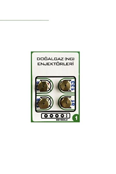FullYedek Beko 9MM Enjektör Beko Ocak Doğalgaz Dönüşüm Memeleri Takım 9 MM