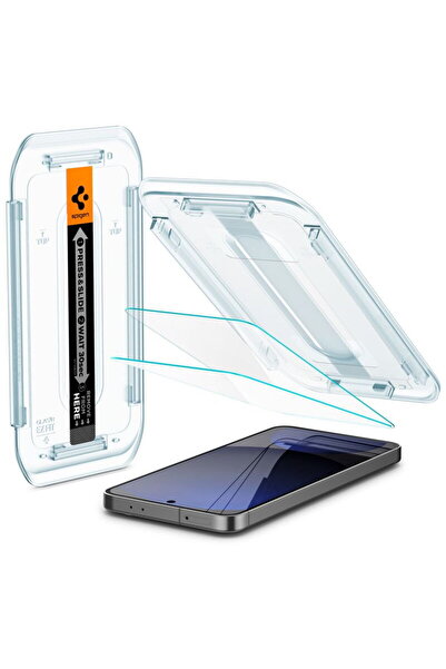 Spigen Pachet de 2 huse Glass tR EZ Fit, transparente - Samsung Galaxy S24 FE