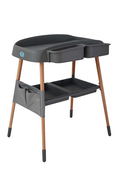 Generic طاولة غيار أطفال بيبي شاين مع رف تخزين سفلي وجيوب جانبية - من الولادة...