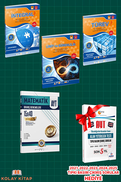 Kurul Yayıncılık Bilgi Sarmal AYT Matematik Deneme Apotemi AYT Limit Türev İn...