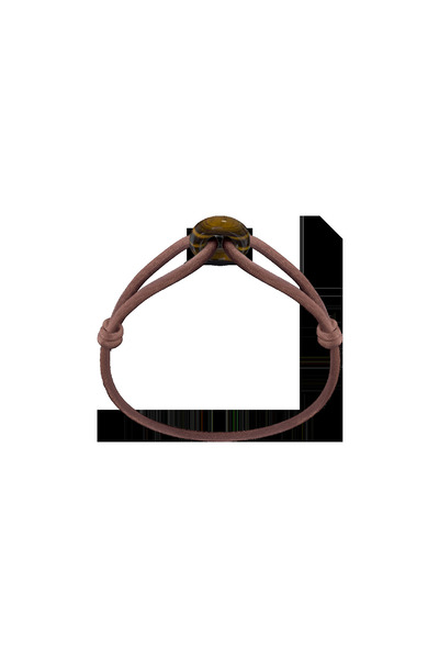 Wecord London Tiger's Eye Soho Cord Bracelet