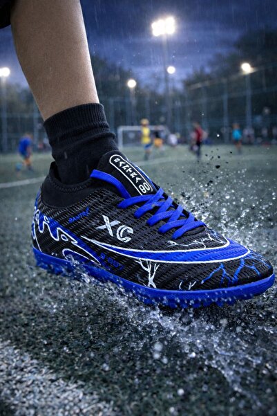 KANTEX Erkek Unisex Halı Saha Krampon Çoraplı Çivili Futbol Spor Ayakkabısı01