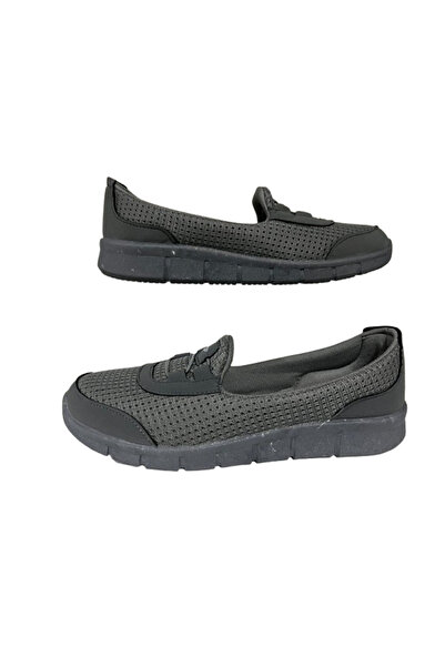 kanvas Women's Black-Black Ultra Light Daily Stylish Ballerina Shoes