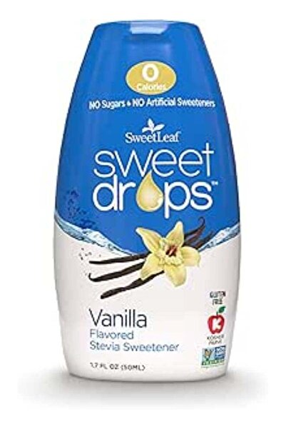 SweetLeaf Sweet Drops - Flavored Stevia Liquid Sweetener, Stevia Extract, Zer...