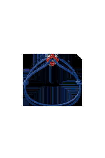 Wecord London Mini Red Clover Cord Bracelet